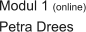 Modul 1 (online) Petra Drees